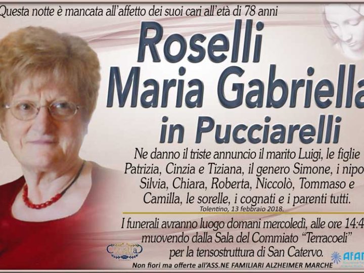 Roselli Maria Gabriella Pucciarelli