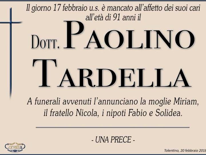 Tardella dott. Paolino