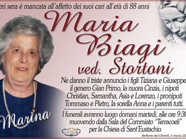 Biagi Maria Stortoni