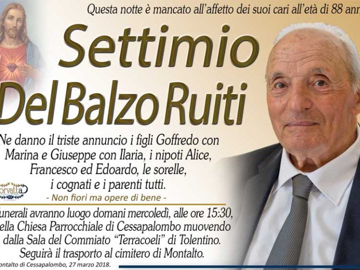 Del Balzo Ruiti Settimio