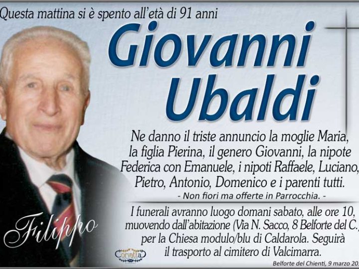 Ubaldi Giovanni