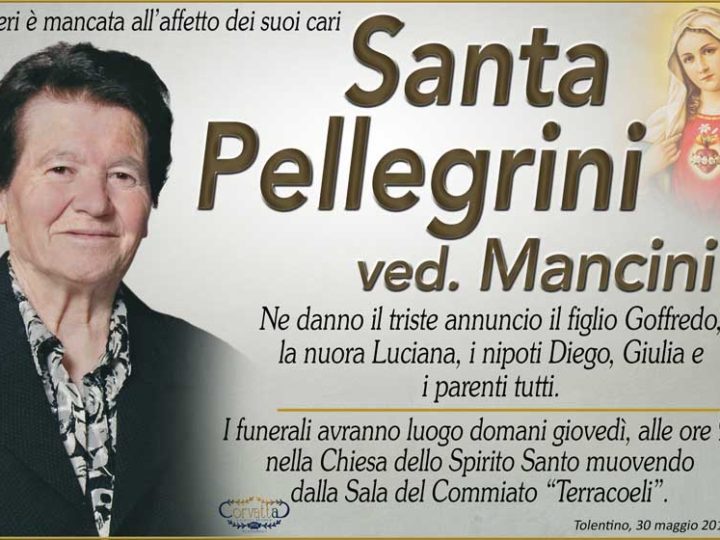 Pellegrini Santa Mancini