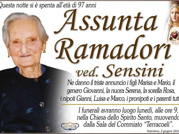 Ramadori Assunta Sensini