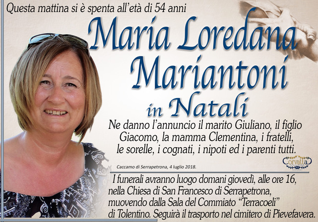 Mariantoni Maria Loredana Natali