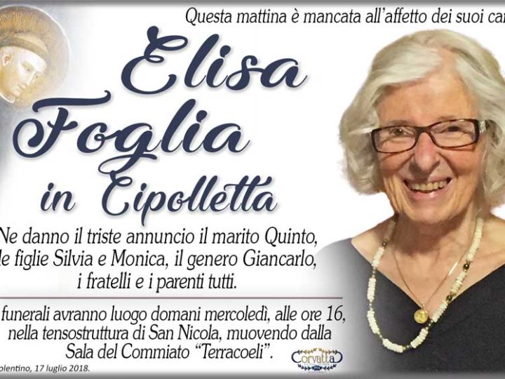 Foglia Elisa Cipolletta