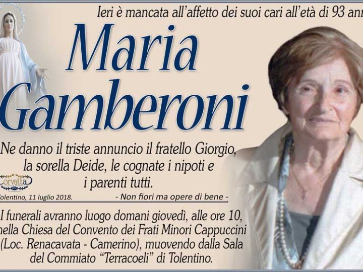 Gamberoni Maria