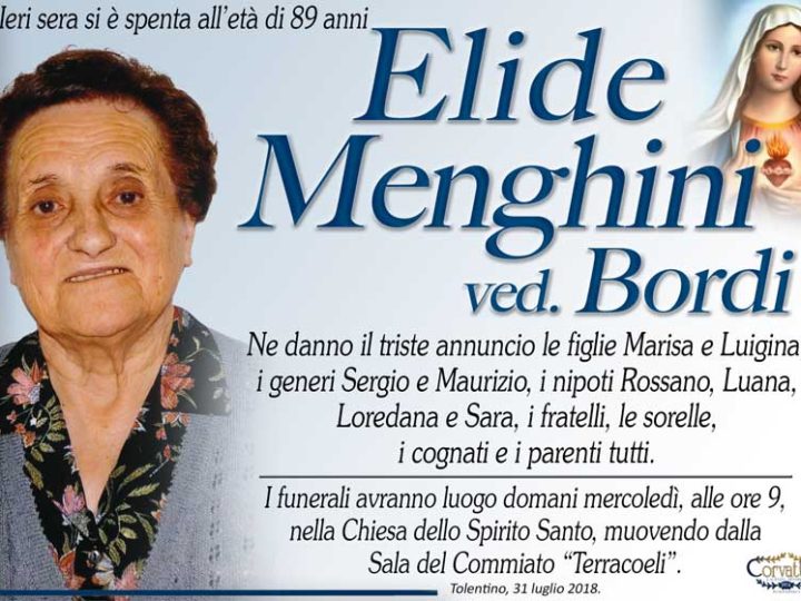 Menghini Elide Bordi