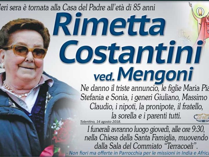 Costantini Rimetta Mengoni