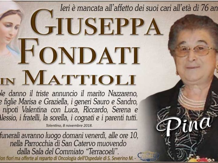 Fondati Giuseppa Mattioli