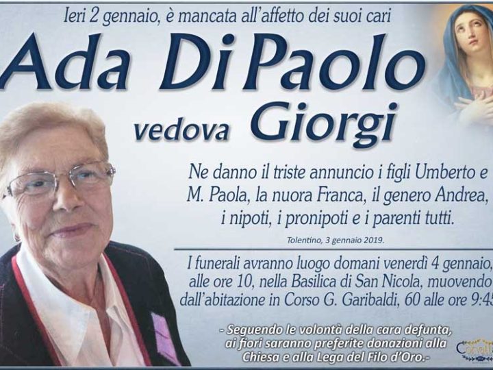 Di Paolo Ada Giorgi