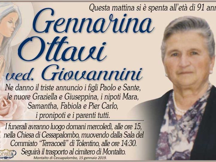 Ottavi Gennarina Giovannini