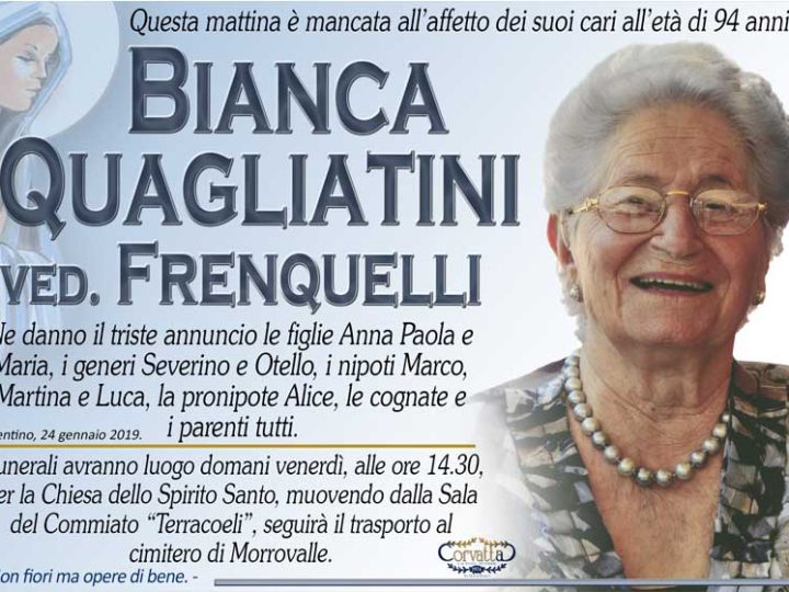 Quagliatini Bianca Frenquelli