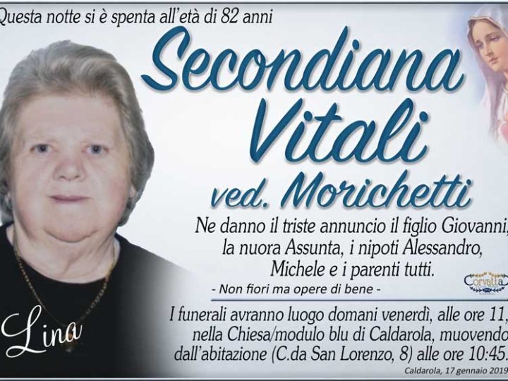 Vitali Secondiana Morichetti