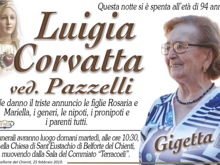 Corvatta Luigia Pazzelli