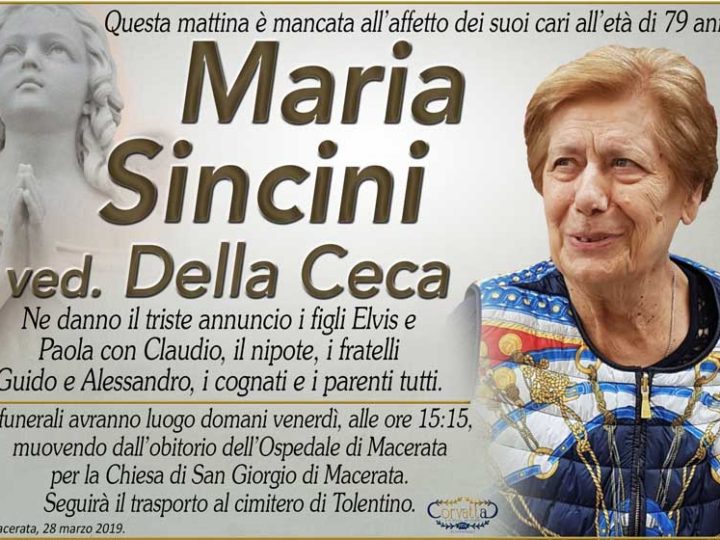Sincini Maria Della Ceca
