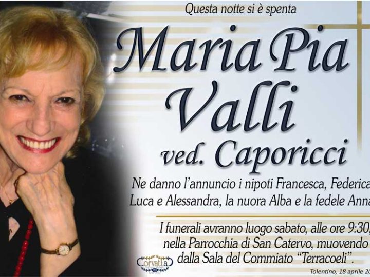 Valli Maria Pia Caporicci