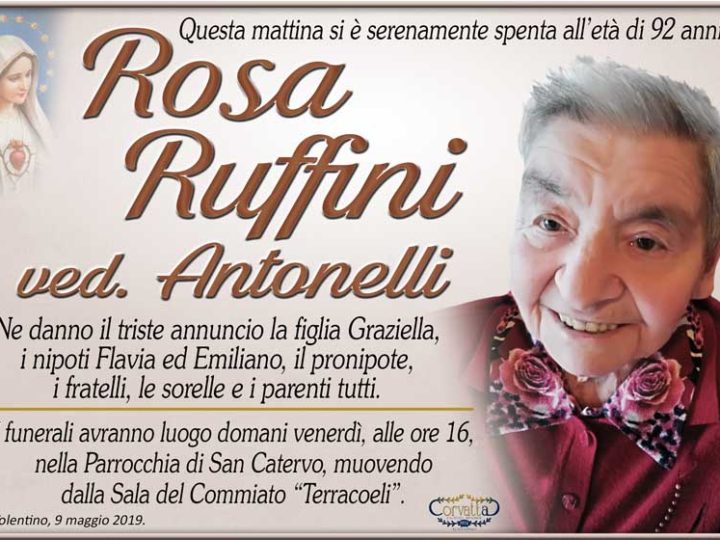 Ruffini Rosa Antonelli