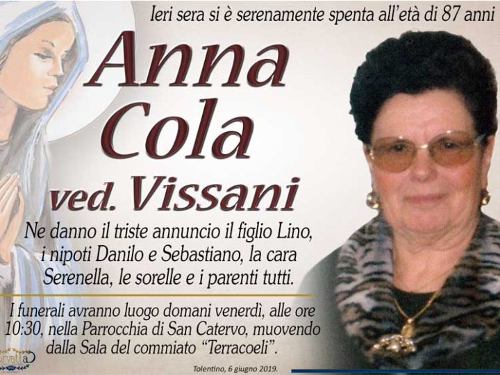 Cola Anna Vissani
