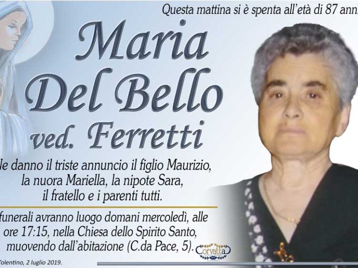 Del Bello Maria Ferretti
