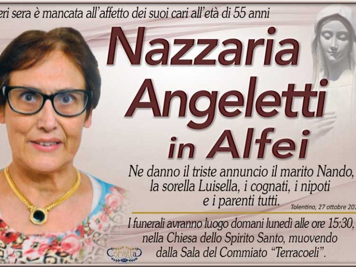 Angeletti Nazzaria Alfei