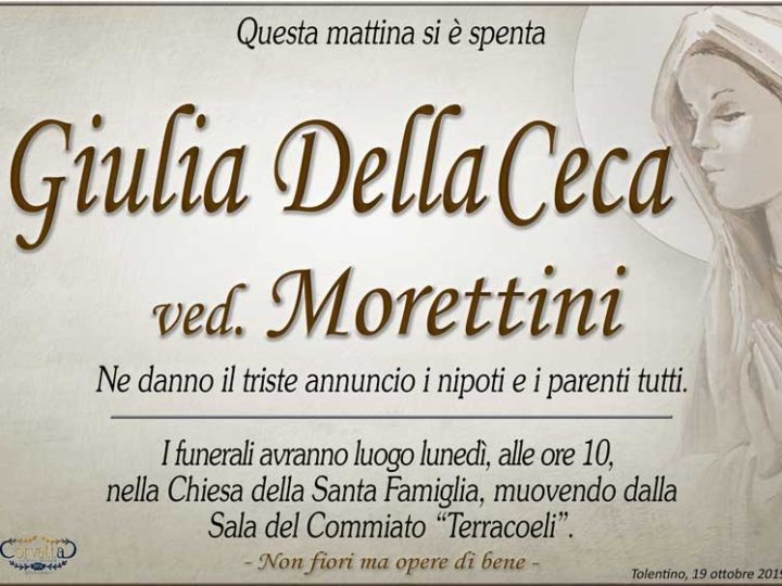 Della Ceca Giulia Morettini