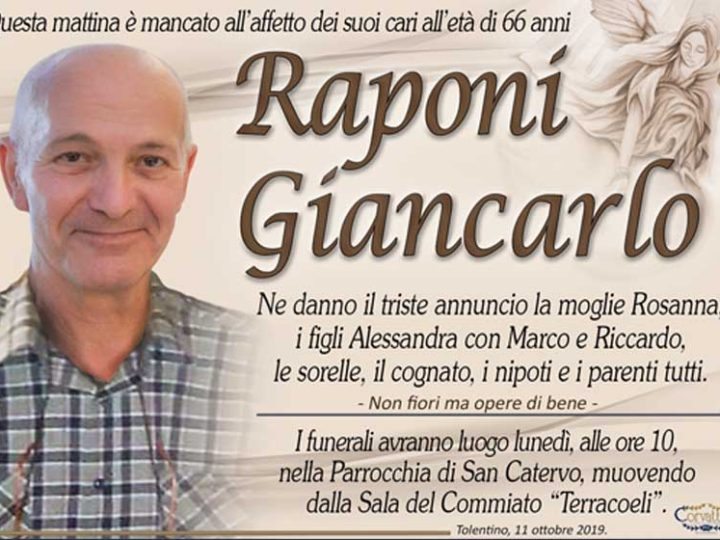 Raponi Giancarlo