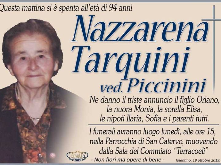 Tarquini Nazzarena Piccinini