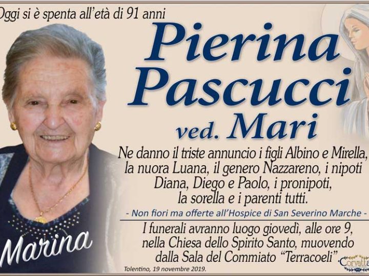 Pascucci Pierina Mari