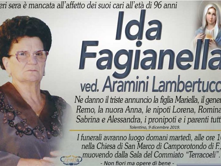 Fagianella Ida Aramini Lambertucci