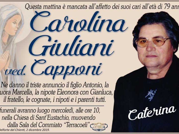 Giuliani Carolina Capponi