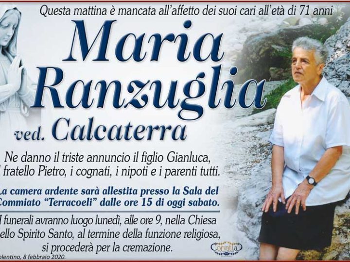 Ranzuglia Maria Calcaterra