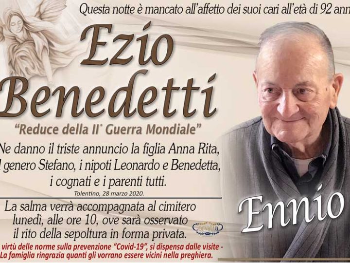 Benedetti “Ennio” Ezio