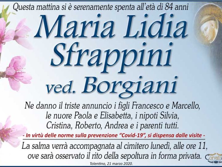 Sfrappini Maria Lidia Borgiani