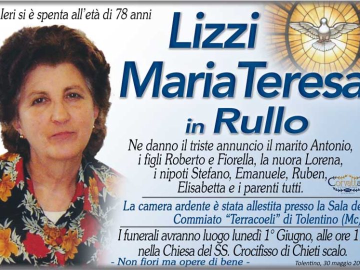 Lizzi Maria Teresa Rullo