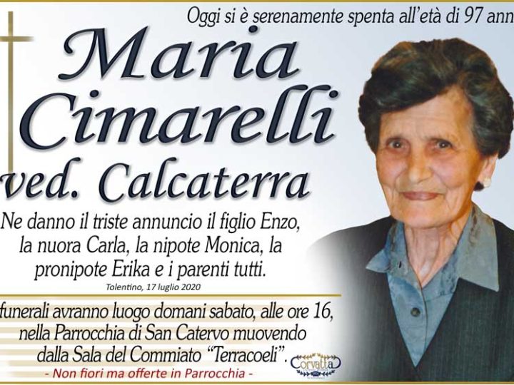 Cimarelli Maria Calcaterra