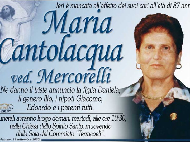 Cantolacqua Maria Mercorelli