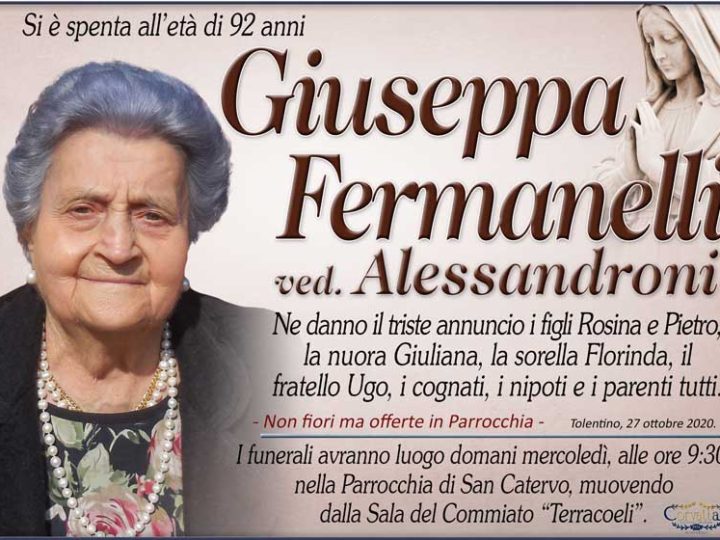 Fermanelli Giuseppa Alessandroni