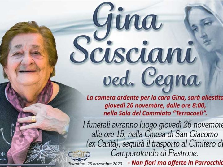 Gina Scisciani Gegna