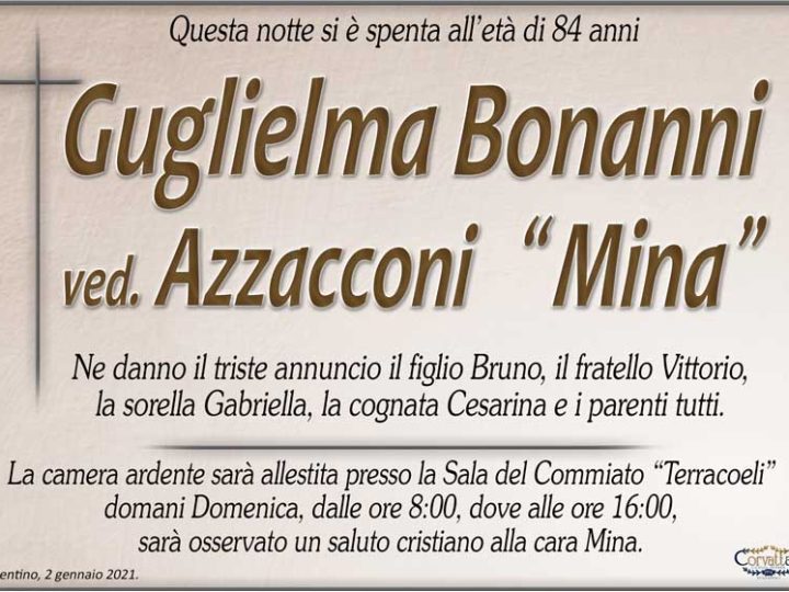 Bonanni Guglielma (Mina) Azzacconi