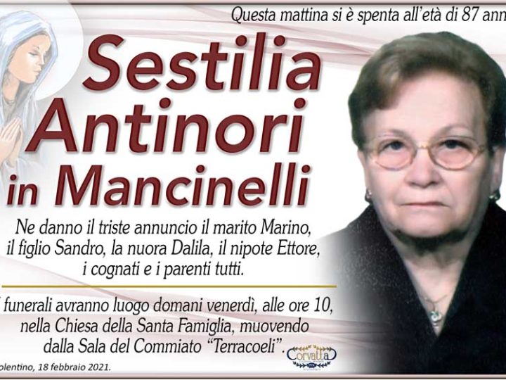 Antinori Sestilia Mancinelli