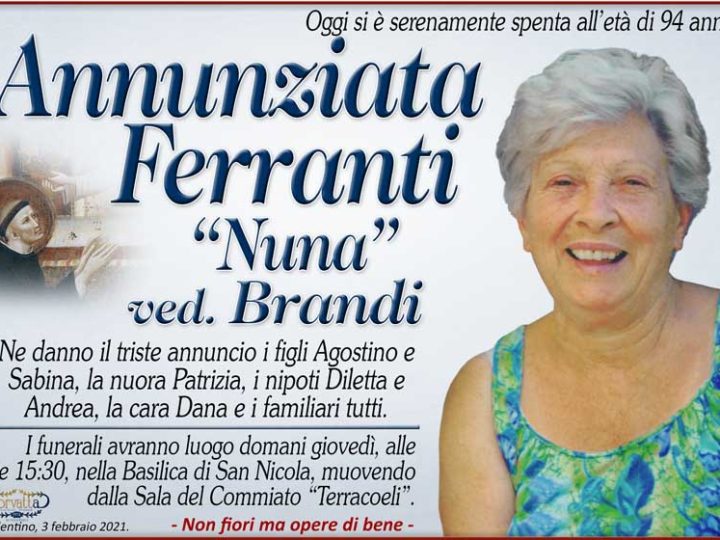 Annunziata Ferranti “Nuna” Brandi