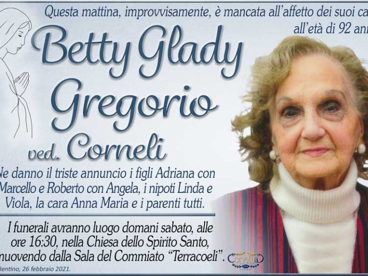Gregorio Betty Glady Corneli