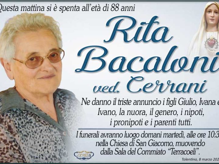Bacaloni Rita Cerrani