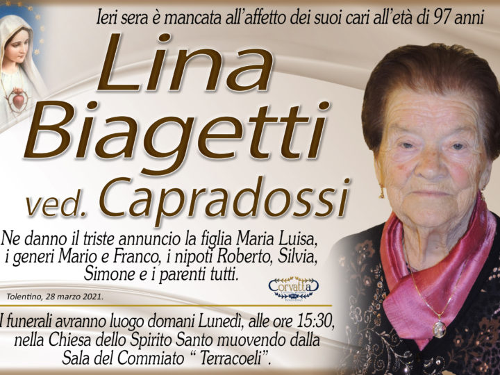 Biagetti Lina Capradossi