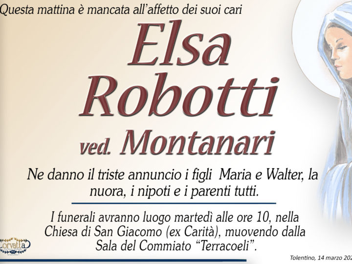 Elsa Robotti Montanari