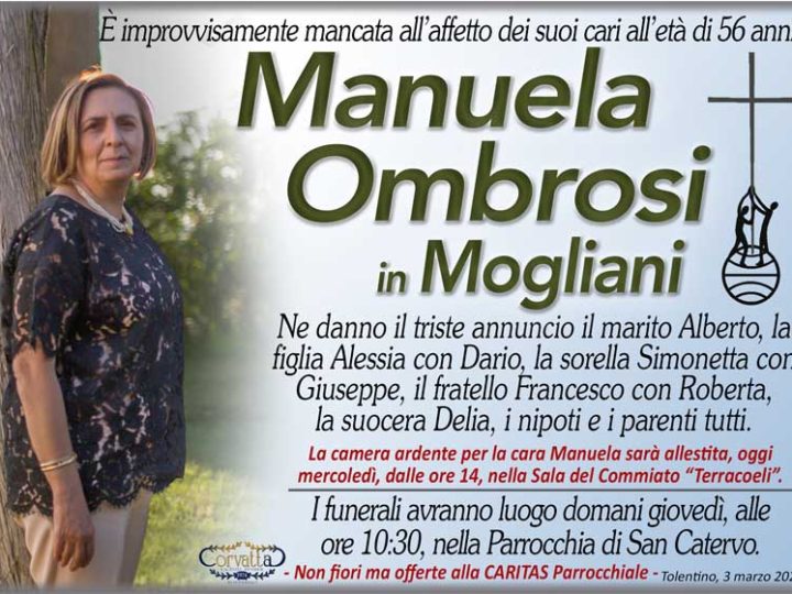 Ombrosi Manuela Mogliani