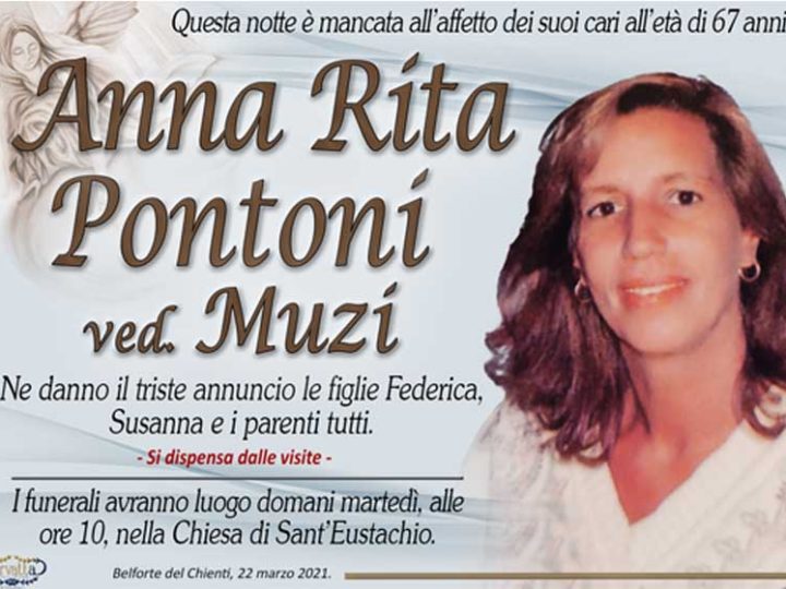 Pontoni Anna Rita Muzi