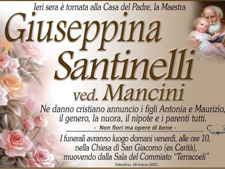 Santinelli Giuseppina Mancini