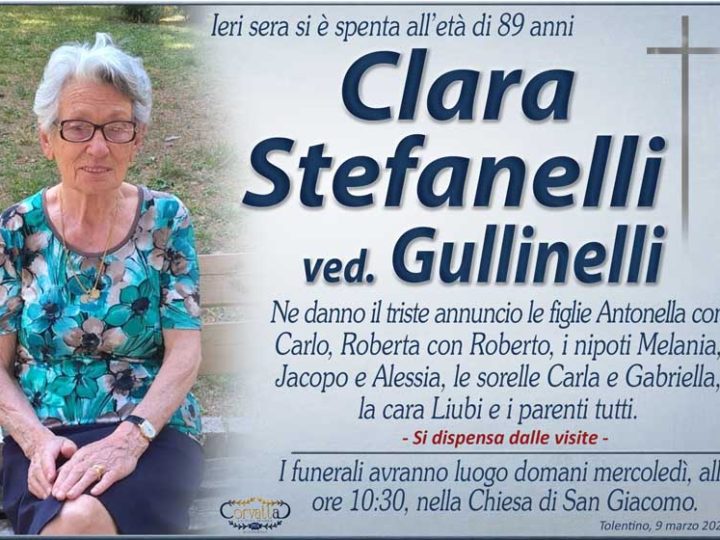 Stefanelli Clara Gullinelli