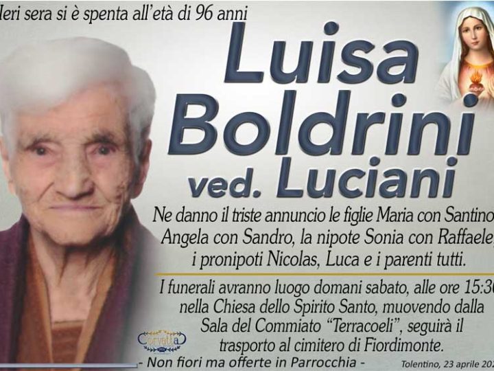 Boldrini Luisa Luciani